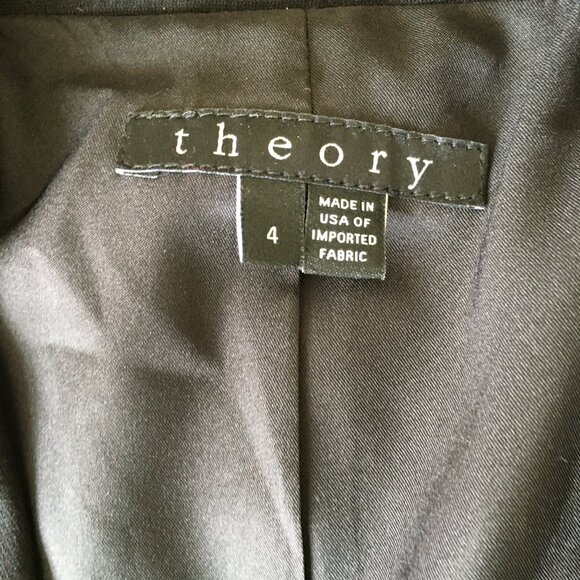 Theory Black Women's Jacket - Picture 2 of 9